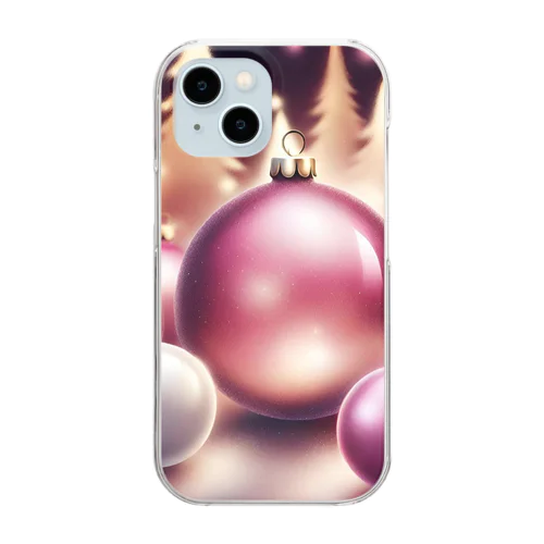 Sweet　Xmass Clear Smartphone Case