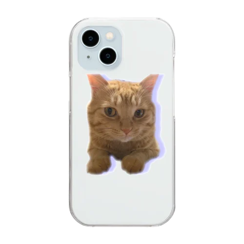 我が家の猫くんです。 Clear Smartphone Case