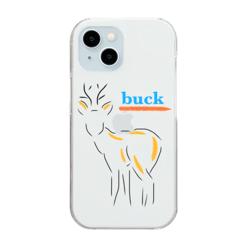 buck！ Clear Smartphone Case