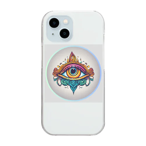 オレンジの第3のeye Clear Smartphone Case