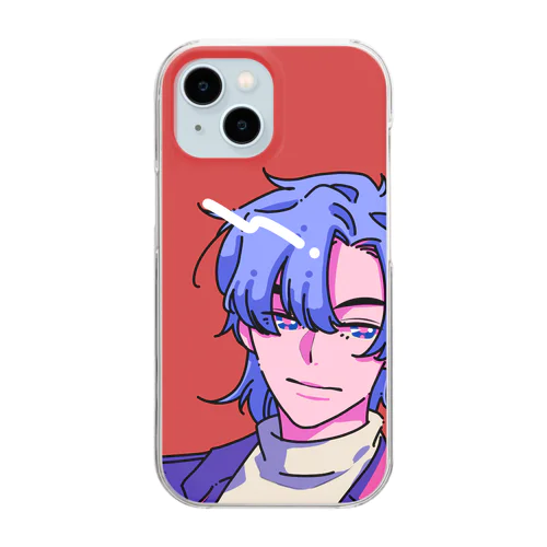 ニューレトロ・ボーイズb Clear Smartphone Case