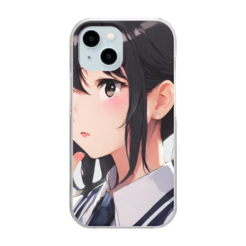 あらあら～真理子さん Clear Smartphone Case