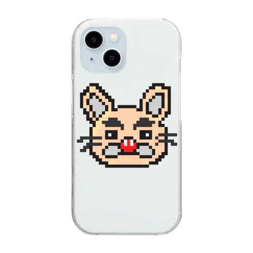 ヤスの部屋オリジナルキャラクター「ドットやゆ」 Clear Smartphone Case