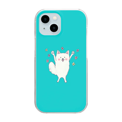 スピ犬 Clear Smartphone Case