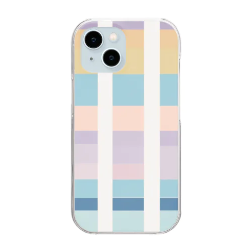 ルミナ・ストライプ A Clear Smartphone Case