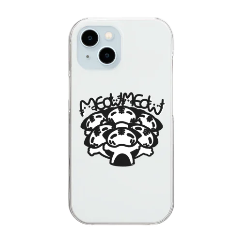 MEOW MEOW LAND Clear Smartphone Case