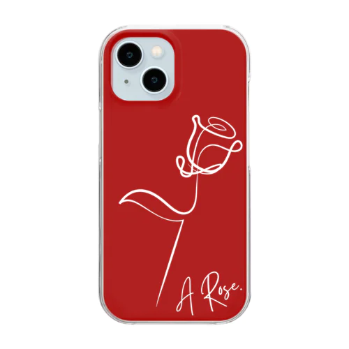 A Rose. Clear Smartphone Case