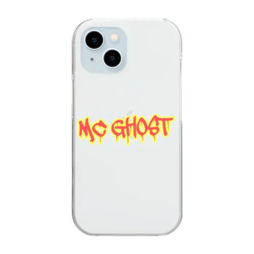 MC GHOST ・ロゴオリジナルグッズ Clear Smartphone Case