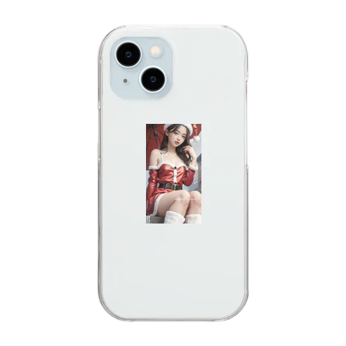 サンタさん♥ Clear Smartphone Case