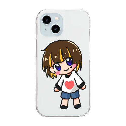 れもみんみ Clear Smartphone Case