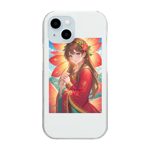 宮殿に住む女の子 Clear Smartphone Case