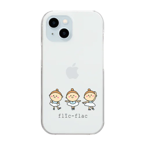 フリフラ　クリアスマホケース Clear Smartphone Case