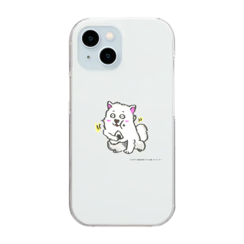 スマホケース（カンフェティ2023年7月号イラスト） Clear Smartphone Case