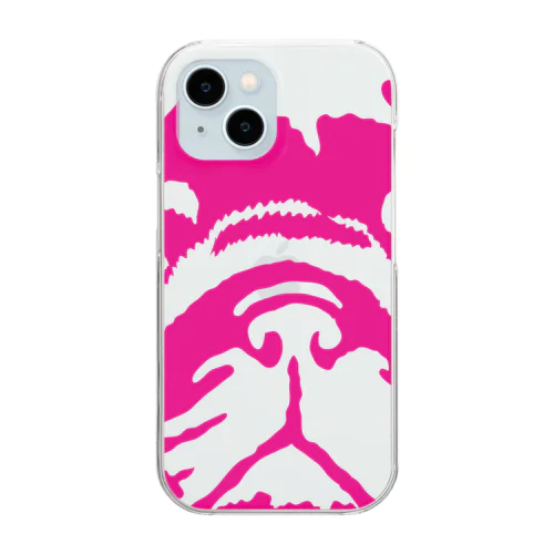 francesca pink Clear Smartphone Case