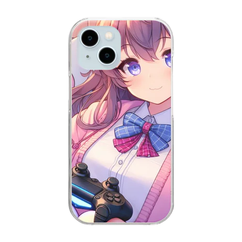 ゲーム女子 Clear Smartphone Case