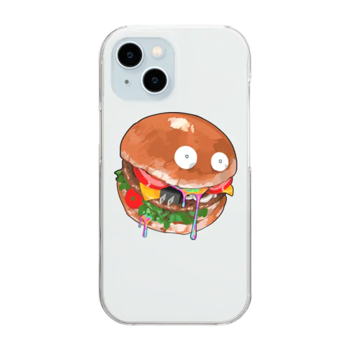 ハンバーガーの妖精 Clear Smartphone Case