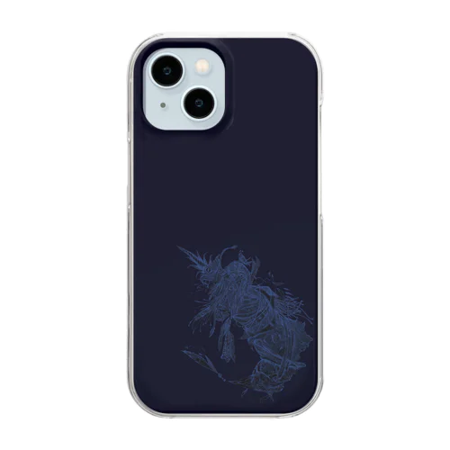 スマホケース『deus深海』(deus deep sea) Clear Smartphone Case