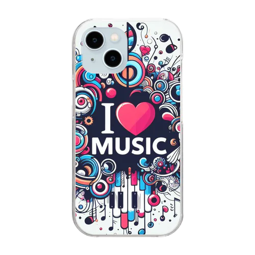 I love music. Clear Smartphone Case