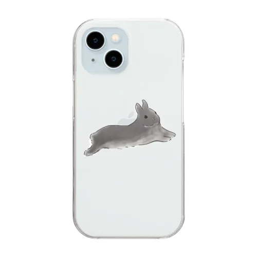 のんびりなもちまる Clear Smartphone Case