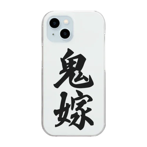 鬼嫁 Clear Smartphone Case