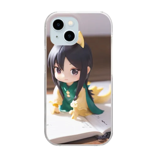 1月のキャラクタ：龍 Clear Smartphone Case