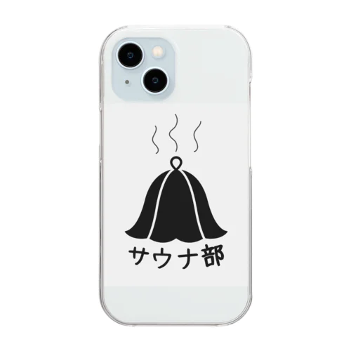 「サウナ部」 Clear Smartphone Case