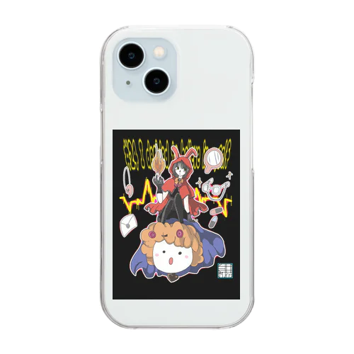 2024年版イラストグッズ Clear Smartphone Case