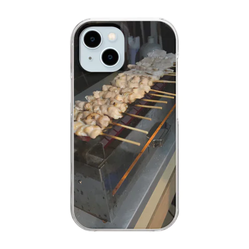 焼き鳥① Clear Smartphone Case