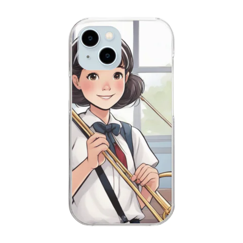 部活動中！さらちゃん！！ Clear Smartphone Case