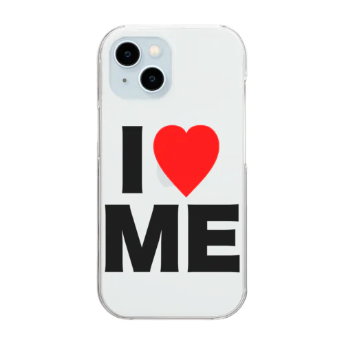 【おふざけシリーズ】I♡ME Clear Smartphone Case