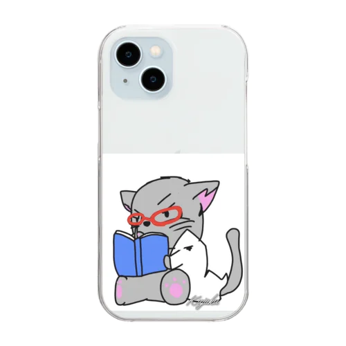 朗読猫 Clear Smartphone Case