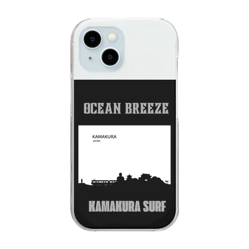 OCEAN BREAZE KAKAKURA SURF Clear Smartphone Case