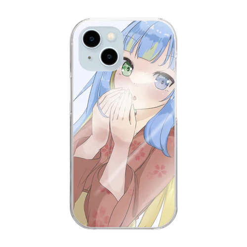 着物雫さん 初詣 Clear Smartphone Case