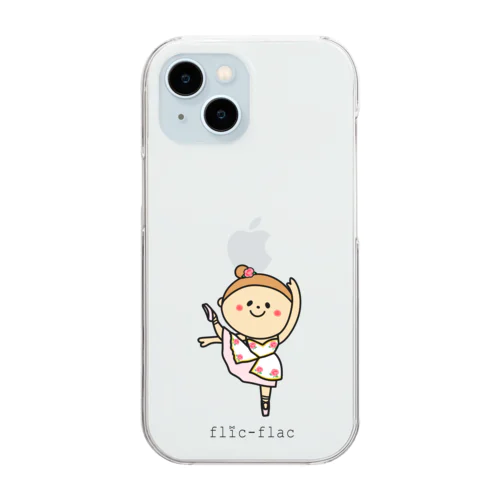 フリフラ　フローラちゃん Clear Smartphone Case