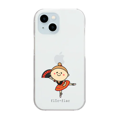 フリフラ　キトリちゃん Clear Smartphone Case