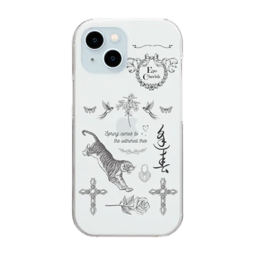 Tiger︙逢春 Clear Smartphone Case