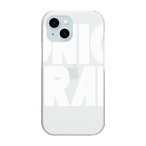 白ロゴ(30th) Clear Smartphone Case