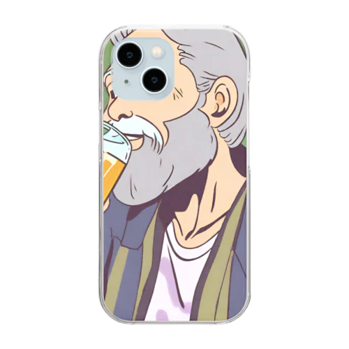 森のイケオジグッズ Clear Smartphone Case