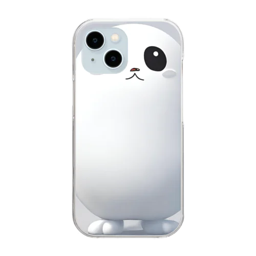 ブサカワ二頭身アニマル3 Clear Smartphone Case