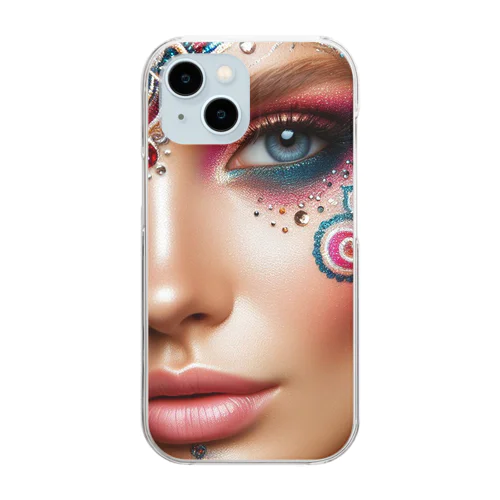 MANDALA MAKEUP Clear Smartphone Case