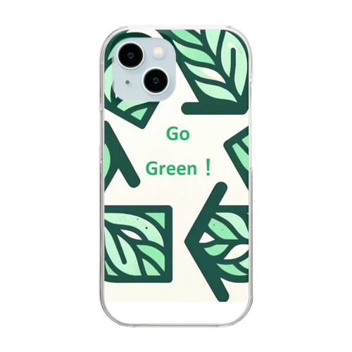 Go Green! Clear Smartphone Case