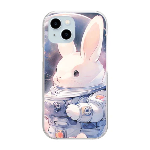 うさぎの宇宙飛行｡.:*･ﾟ Clear Smartphone Case