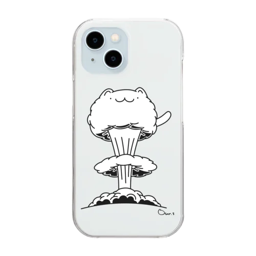 にゃんと爆発 Clear Smartphone Case