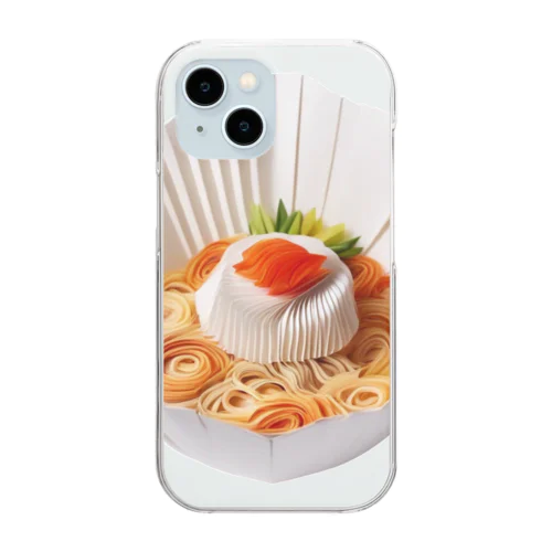 origamiラーメン Clear Smartphone Case