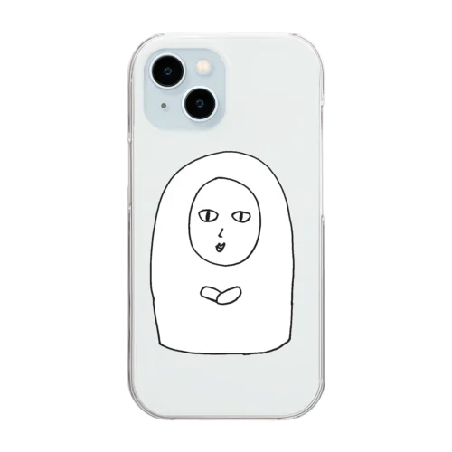 モナリザ Clear Smartphone Case