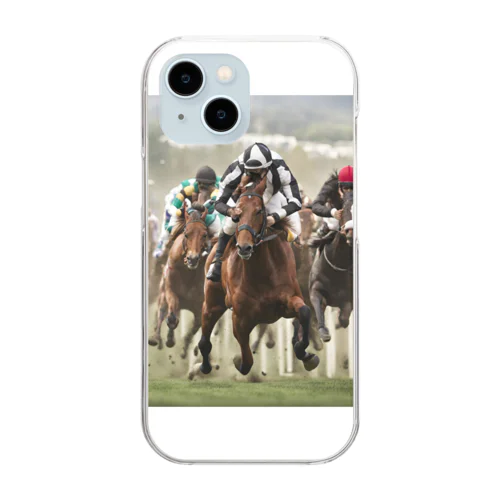 熱烈競馬 Clear Smartphone Case