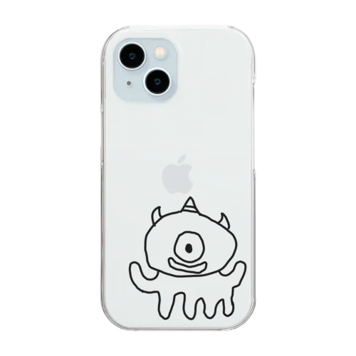 かわいい宇宙人 Clear Smartphone Case