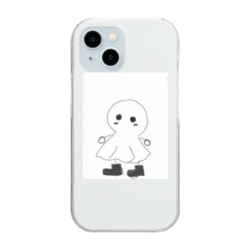 てる坊 Clear Smartphone Case