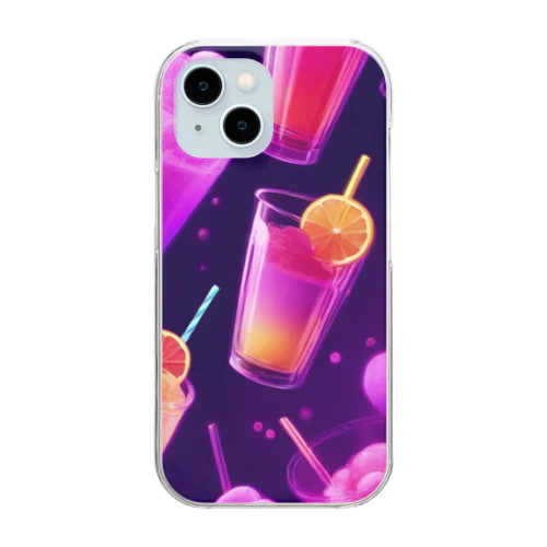 タピオカオワコン？！ Clear Smartphone Case