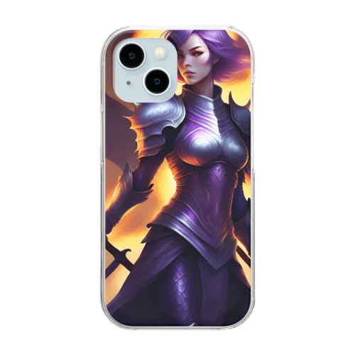 女龍騎士 Clear Smartphone Case